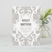 Moderne  Sjabloon voor uitnodiging tot weddenschap (Staand voorkant)