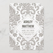 Moderne  Sjabloon voor uitnodiging tot weddenschap (Voorkant / Achterkant)