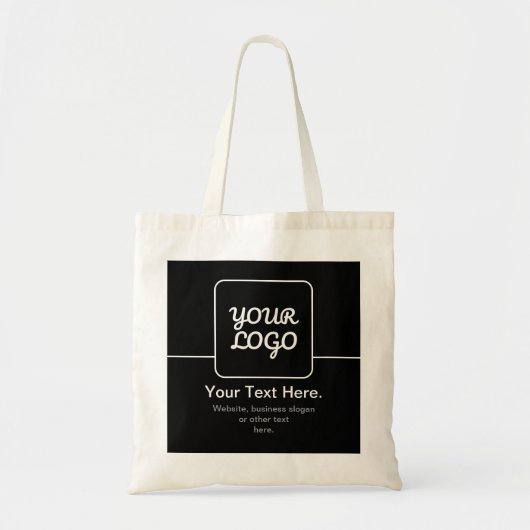 Moderne sjabloon voor uw logo tote bag (Voorkant)