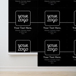 Moderne sjabloon voor uw logo | Zwart & Wit Behang