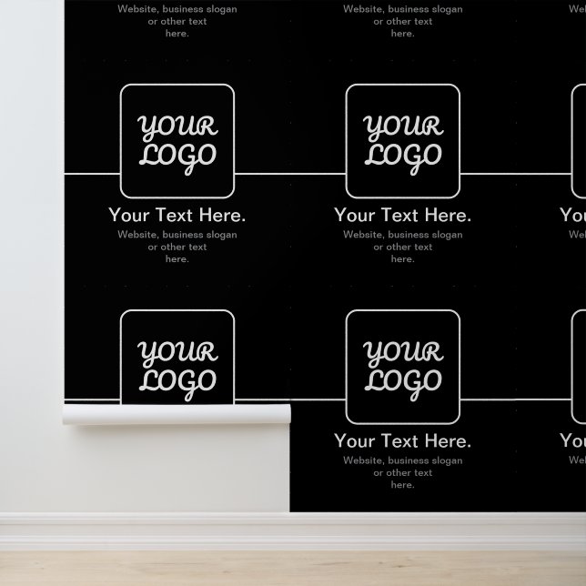 Moderne sjabloon voor uw logo | Zwart & Wit Behang (Applicatie)