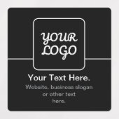 Moderne sjabloon voor uw logo | Zwart & Wit Labels (Design 1)