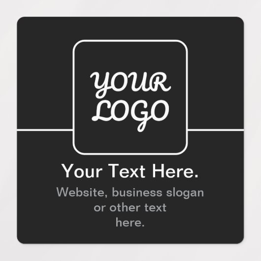 Moderne sjabloon voor uw logo | Zwart & Wit Labels (Design 3)
