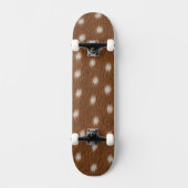 Moderne Skateboard Deck met Natuurlijke Hertenlere (Voorkant)