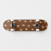 Moderne Skateboard Deck met Natuurlijke Hertenlere (Horizontaal)