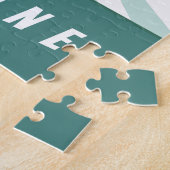 Moderne skateboarding Girls Skater Name Cool Sport Legpuzzel (Zijkant)