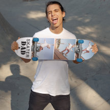 Moderne Skater Pap Foto Collage