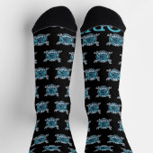Moderne Ski Liefhebber Gepersonaliseerde Winterhel Sokken (Top)