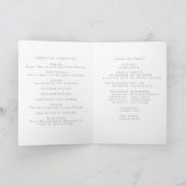 Moderne skipistes Mountain Winter Wedding Programma (Binnen)