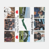 Moderne 'Sky's Finest Pilot', Vliegtuig, Fotocolla Fleece Deken (Voorkant (Horizontaal))