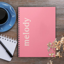 Moderne slaapkamer roze naam notitieboek