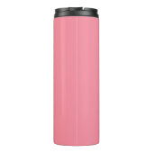 Moderne slaapkamer roze naam thermosbeker (Achterkant)