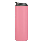 Moderne slaapkamer roze naam thermosbeker (Geroteerd rechts)