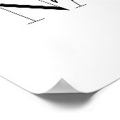 Moderne slaapkamerslaapkamer voor typografie poster (Hoek)