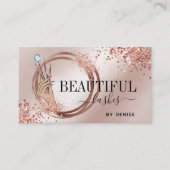 moderne slagtechnicus hand glittering busi visitekaartje (Voorkant)