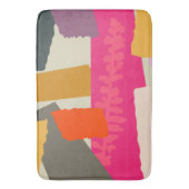 Moderne, slanke, artistieke kleurenblokken in de v badmat (Voorkant Verticaal)