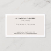 Moderne Slanke Chic Graphic Design Professional Visitekaartje (Voorkant)