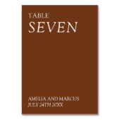 Moderne & Slanke Typografie Bruiloft Kaart (Achterkant)