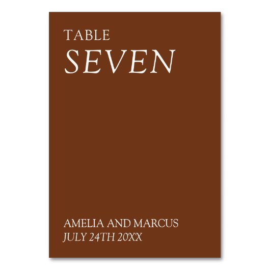 Moderne & Slanke Typografie Bruiloft Kaart (Voorkant)