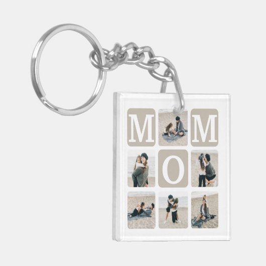 Moderne Sleutelhanger voor Cute MOM Cute Multi Pho (Voorkant Links)