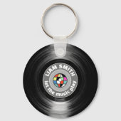 Moderne Sleutelhanger voor vinylrecord (Voorkant)