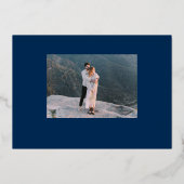 Moderne Slot Machine Weddenschap Save the Date Fol Folie Uitnodiging (Achterkant)