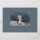 Moderne Slot Machine Weddenschap Save the Date Folie Uitnodiging (Achterkant)