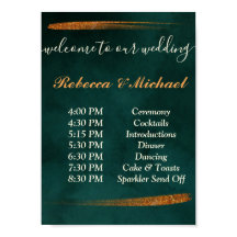 moderne smaragdgroen en bladeren Orde van Gebeurte