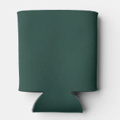 Moderne smaragdgroene monogram trouwfeest favor blikjeskoeler (Achterkant)