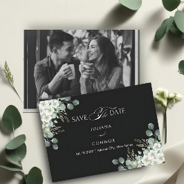 Moderne Smaragdgroenheid Save The Date