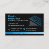 Moderne Smart Home Automatisering Specialist Visitekaartje (Achterkant)