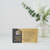 Moderne Smart Home Automatisering Specialist Visitekaartje (Staand voorkant)