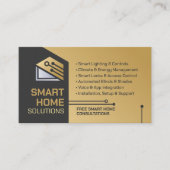 Moderne Smart Home Automatisering Specialist Visitekaartje (Voorkant)