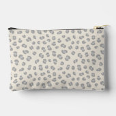 Moderne sneeuw luipaard gepersonaliseerd etui (Achterkant)