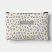 Moderne sneeuw luipaard gepersonaliseerd etui (Voorkant)