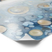 Moderne Sneeuwachtige grillige bosscène Foto Afdruk (Hoek)