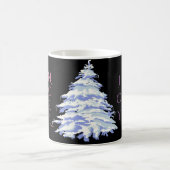 Moderne sneeuwboom - VERANDERING KLEURkerstmis Koffiemok (Center)