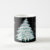 Moderne sneeuwboom - VERANDERING KLEURkerstmis Koffiemok (Center)