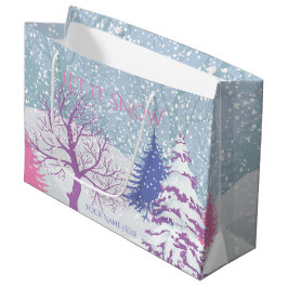Moderne Sneeuwkerstbomen VERANDEREN van kleur Groot Cadeauzakje