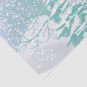 Moderne Sneeuwkerstboomkleur Tissuepapier (Detail)