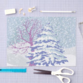 Moderne Sneeuwkerstboomkleur Tissuepapier (Craft)