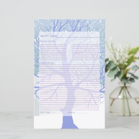 Moderne Sneeuwkerstrecept VERANDEREN KLEUR (Staand voorkant)