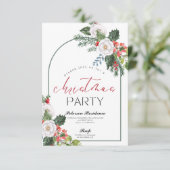 Moderne sneeuwpoppenkast voor winterkerstfeest kaart (Staand voorkant)