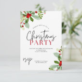 Moderne sneeuwpoppenkast voor winterkerstfeest kaart (Staand voorkant)