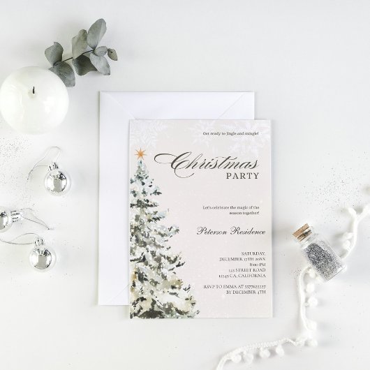 Moderne sneeuwpoppenkast voor winterkerstfeest kaart