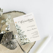 Moderne sneeuwpoppenkast voor winterkerstfeest kaart