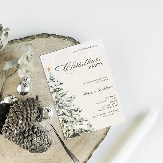 Moderne sneeuwpoppenkast voor winterkerstfeest kaart