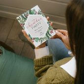 Moderne sneeuwpoppenkast voor winterkerstfeest kaart