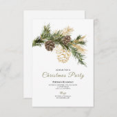 Moderne sneeuwpoppenkast voor winterkerstfeest kaart (Voorkant / Achterkant)