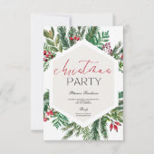 Moderne sneeuwpoppenkast voor winterkerstfeest kaart (Voorkant)